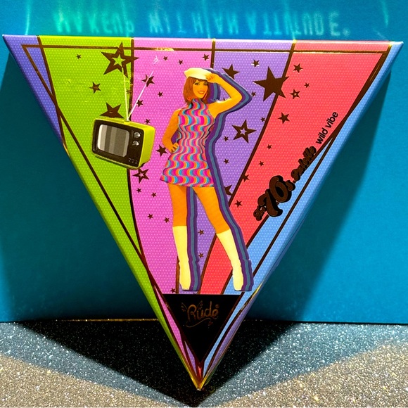 BNIB! Sealed Rude Cosmetics The 70’s Palette Wild Vibe 🪅🪩🛋️🪩 - Picture 1 of 5